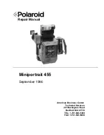 Preview for 1 page of Polaroid Miniportrait 455 Repair Manual