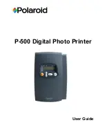 Preview for 1 page of Polaroid P-500 - Color User Manual