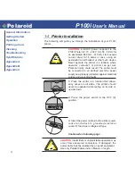 Preview for 12 page of Polaroid P100I User Manual