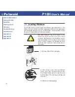 Preview for 17 page of Polaroid P100I User Manual