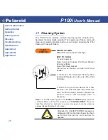 Preview for 34 page of Polaroid P100I User Manual