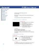 Preview for 43 page of Polaroid P100I User Manual