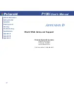 Preview for 55 page of Polaroid P100I User Manual