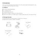 Preview for 6 page of Polaroid PD-X51S User Manual