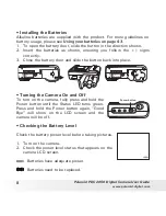 Preview for 8 page of Polaroid PDC 2050 User Manual