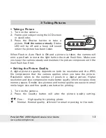 Preview for 13 page of Polaroid PDC 2050 User Manual