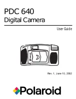 Polaroid PDC 640 User Manual preview