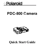 Polaroid PDC-800 Quick Start Manual preview