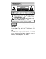 Preview for 2 page of Polaroid PDM-0714 Operation Manual