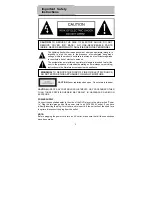 Preview for 2 page of Polaroid PDM-0743LA Operation Manual