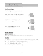 Preview for 16 page of Polaroid PDM-0817 Operation Manual