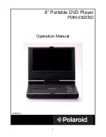 Предварительный просмотр 1 страницы Polaroid PDM-0822BD Operation Manual