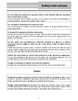 Предварительный просмотр 3 страницы Polaroid PDM-0824 Operation Manual