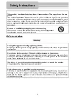 Предварительный просмотр 4 страницы Polaroid PDM-0824 Operation Manual