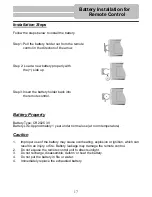 Предварительный просмотр 17 страницы Polaroid PDM-0824 Operation Manual