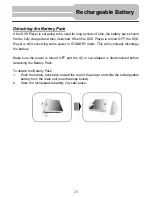 Предварительный просмотр 23 страницы Polaroid PDM-0824 Operation Manual