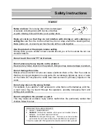 Предварительный просмотр 5 страницы Polaroid PDM-0825M Operation Manual