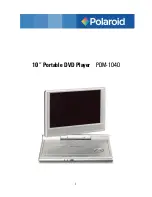 Polaroid PDM-1040 User Manual preview