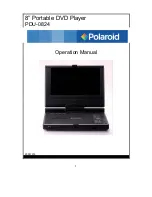Polaroid PDU-0824 Operation Manual preview