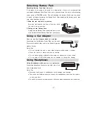 Предварительный просмотр 15 страницы Polaroid PDV-0700 - 7" Portable DVD Player Operation Manual