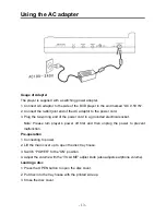 Предварительный просмотр 13 страницы Polaroid PDV-0701A Operation Manual