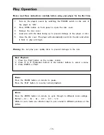 Предварительный просмотр 16 страницы Polaroid PDV-0707N Operation Manual