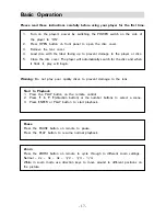 Предварительный просмотр 17 страницы Polaroid PDV-0744M Operation Manual