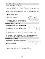 Предварительный просмотр 16 страницы Polaroid PDV-077PT Operation Manual