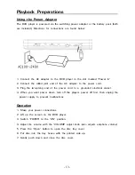 Предварительный просмотр 13 страницы Polaroid PDV-0821 Operation Operation Manual