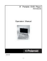 Polaroid PDV-0823A Operation Manual предпросмотр