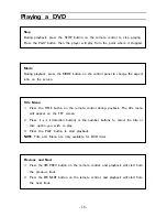 Preview for 18 page of Polaroid PDV-0823A Operation Manual