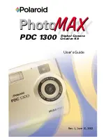 Preview for 1 page of Polaroid PhotoMAX PDC 1300 User Manual