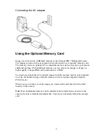 Предварительный просмотр 6 страницы Polaroid PhotoMAX PDC 700 User Manual