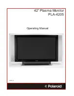 Polaroid PLA-4205 Operating Manual preview