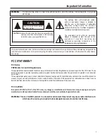 Preview for 3 page of Polaroid PLA-4205 Operating Manual