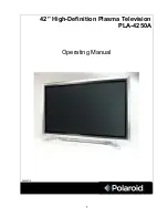 Polaroid PLA-4250A Operating Manual preview