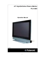 Polaroid PLA 4260 Operation Manual preview