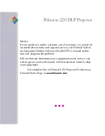 Preview for 50 page of Polaroid Polaview 220 Instruction Manual