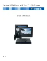 Polaroid Portable DVD Player User Manual предпросмотр