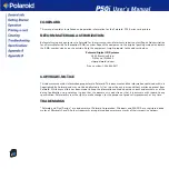 Preview for 2 page of Polaroid Printer P50i User Manual