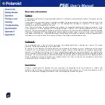 Preview for 3 page of Polaroid Printer P50i User Manual