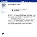 Preview for 4 page of Polaroid Printer P50i User Manual