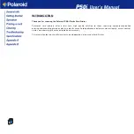 Preview for 6 page of Polaroid Printer P50i User Manual