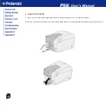 Preview for 17 page of Polaroid Printer P50i User Manual