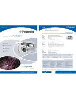 Preview for 1 page of Polaroid PZ2001 Specifications