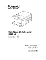 Polaroid SS35 LE Repair Manual preview