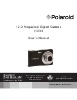 Preview for 1 page of Polaroid T1234 - Digital Camera - Compact User Manual