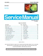 Polaroid TLM-22601B Service Manual preview