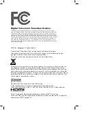 Preview for 2 page of Polaroid TLX-02311B - 23" LCD TV User Manual