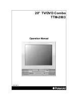 Polaroid TTM-2003 Operation Manual preview